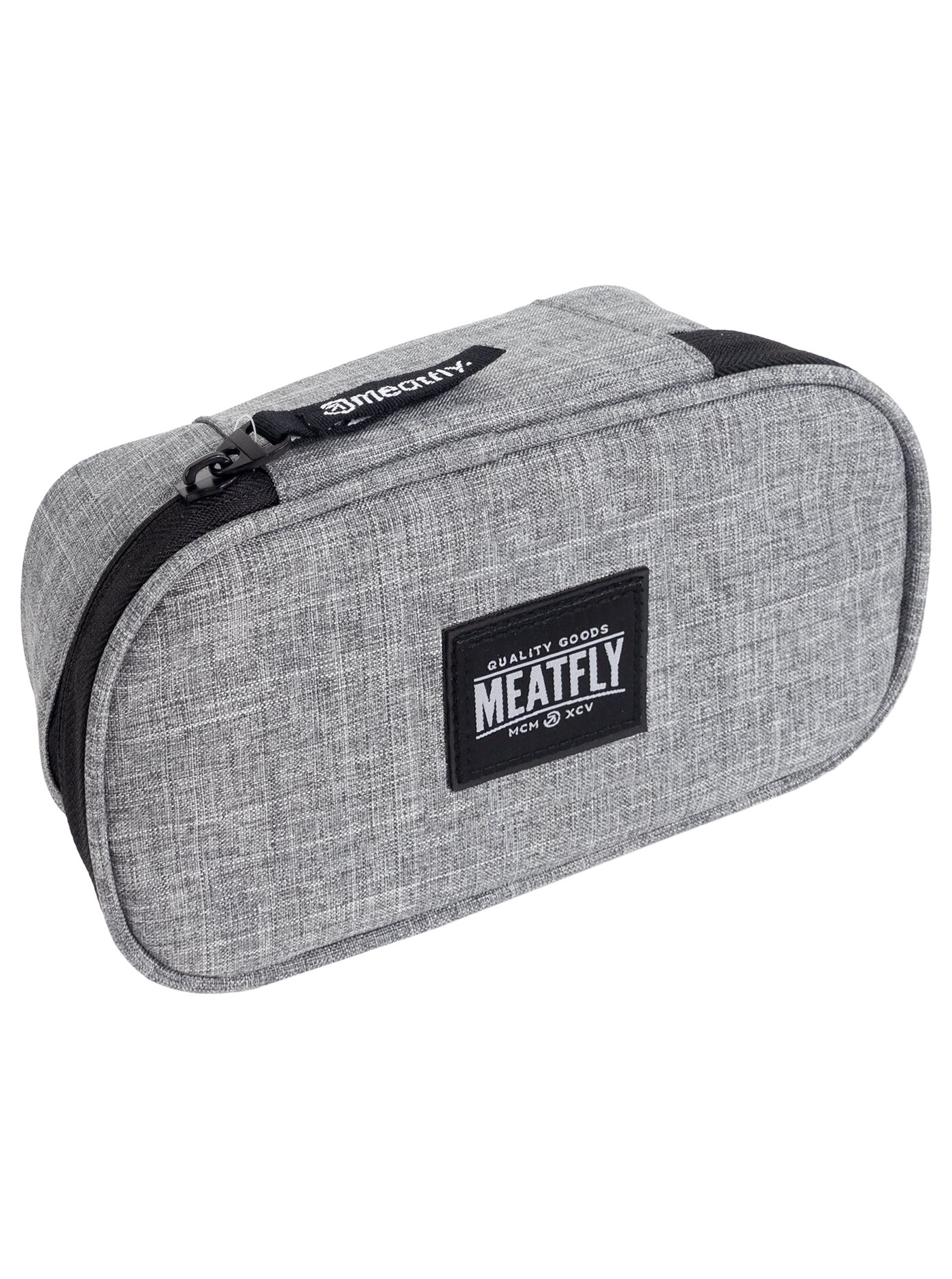 Meatfly pouzdro XL Pencil Case Grey Heather | Šedá | Velikost XL