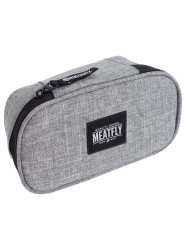 Meatfly pouzdro XL Pencil Case Grey Heather | Šedá | Velikost XL