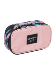 Meatfly pouzdro XL Pencil Case Pink Flowers | Růžová | Velikost XL