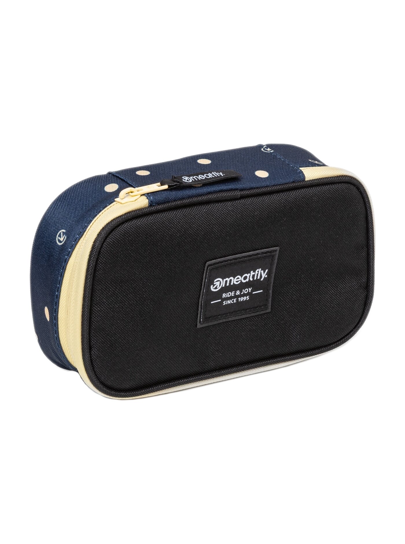 Meatfly pouzdro XL Pencil Case Yellow Dots | Žlutá | Velikost XL