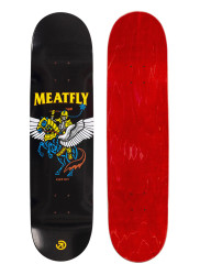 Meatfly skateboardová deska Mace High A - Black | Černá | Velikost skate 7,9"