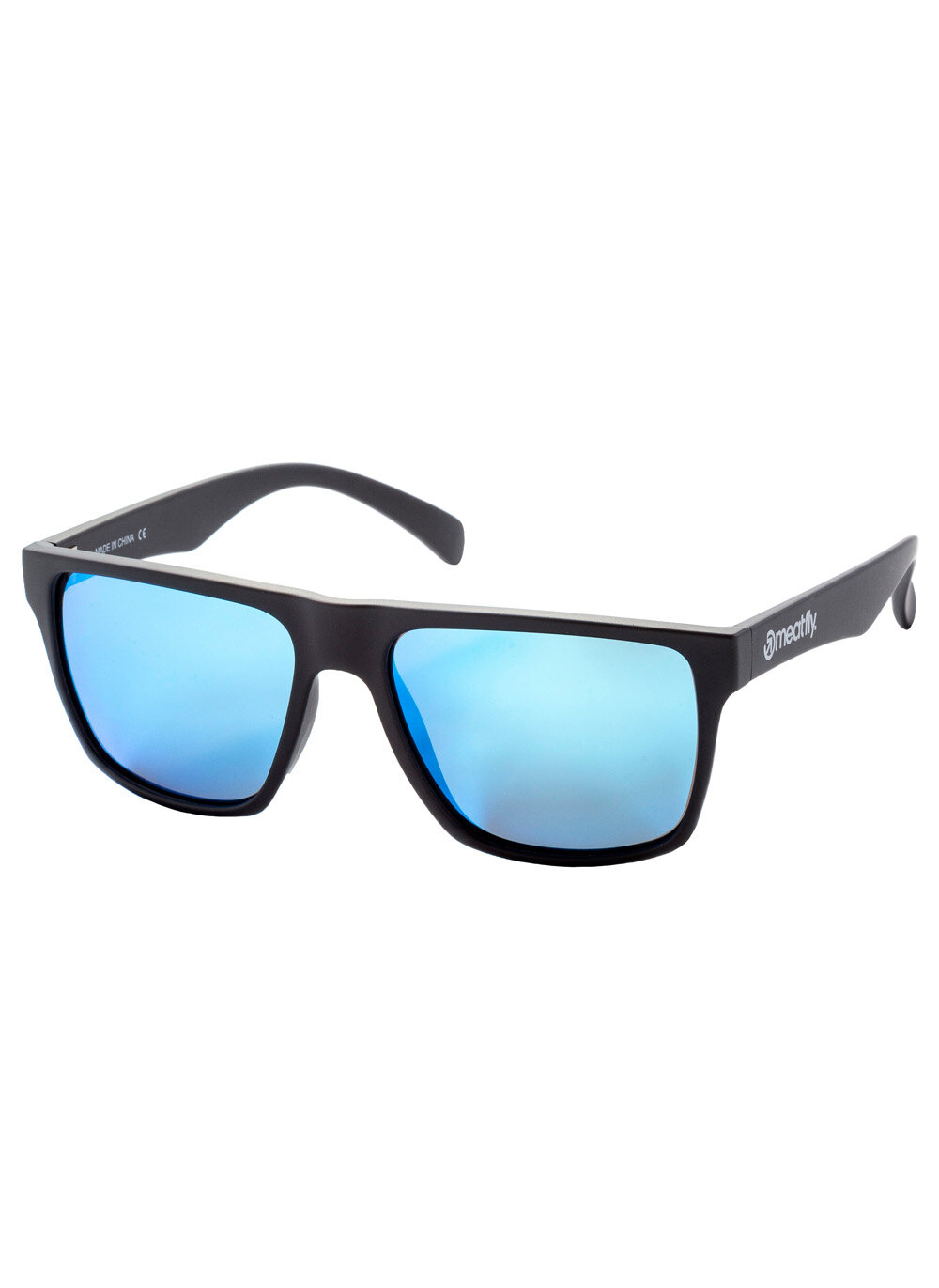 Meatfly sluneční polarizační brýle Trigger 2 Black Matt Blue | Černá | Velikost One Size