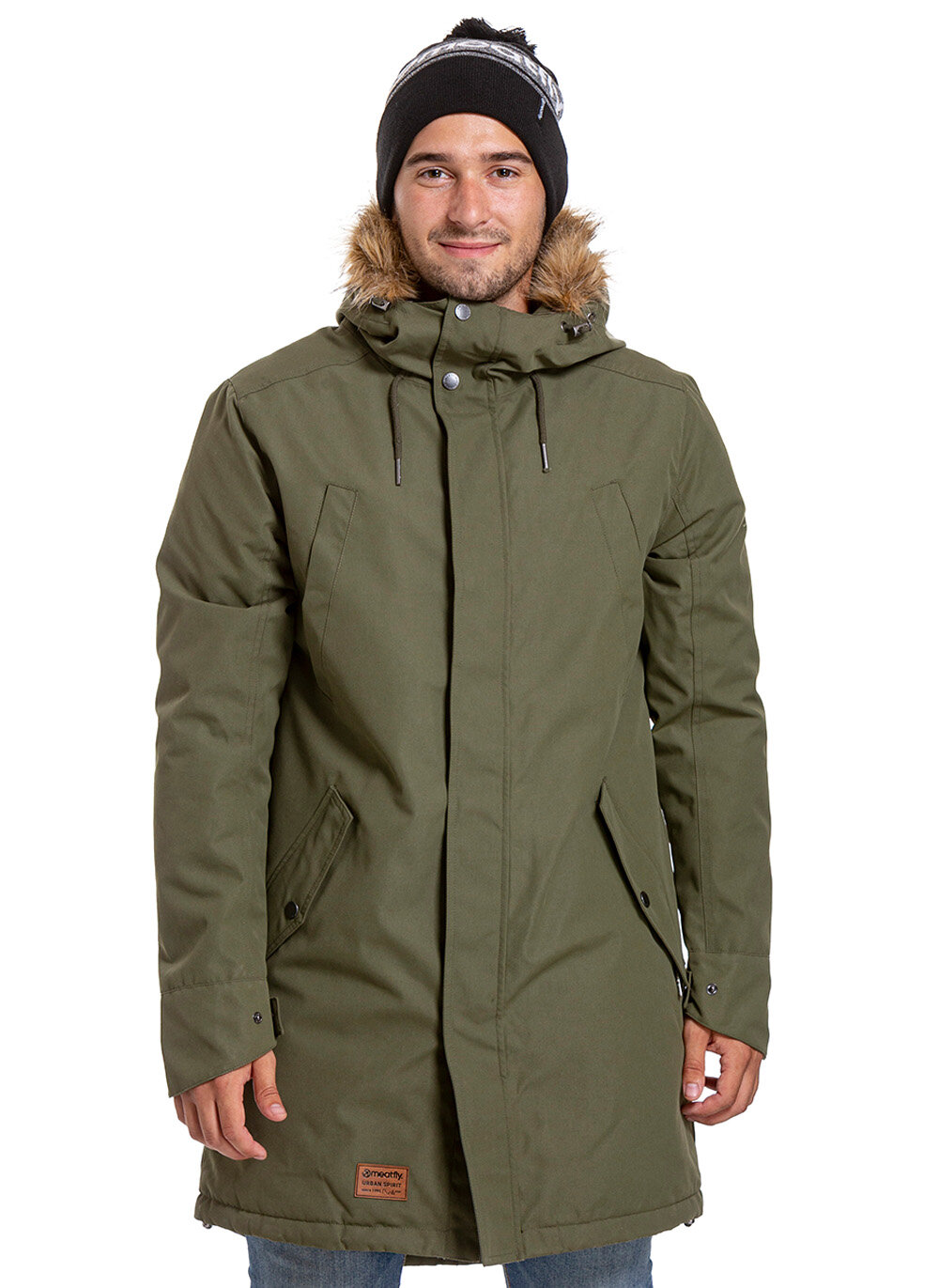 Meatfly street bunda Lars Army Green | Zelená | Velikost S