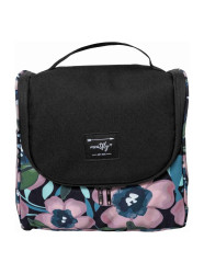 Meatfly toaletní taška Cara Pink Flowers | Růžová | Objem 6 L