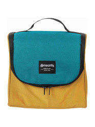 Meatfly toaletní taška Specter Camel / Dark Jade | Hnědá | Objem 6 L