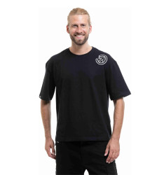 Meatfly unisex tričko Ada Black | Černá | Velikost S/M | 100% bavlna