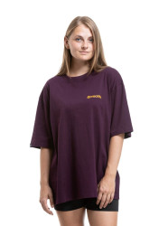 Meatfly unisex tričko Mounti Deep Purple | Fialová | Velikost S/M | 100% bavlna