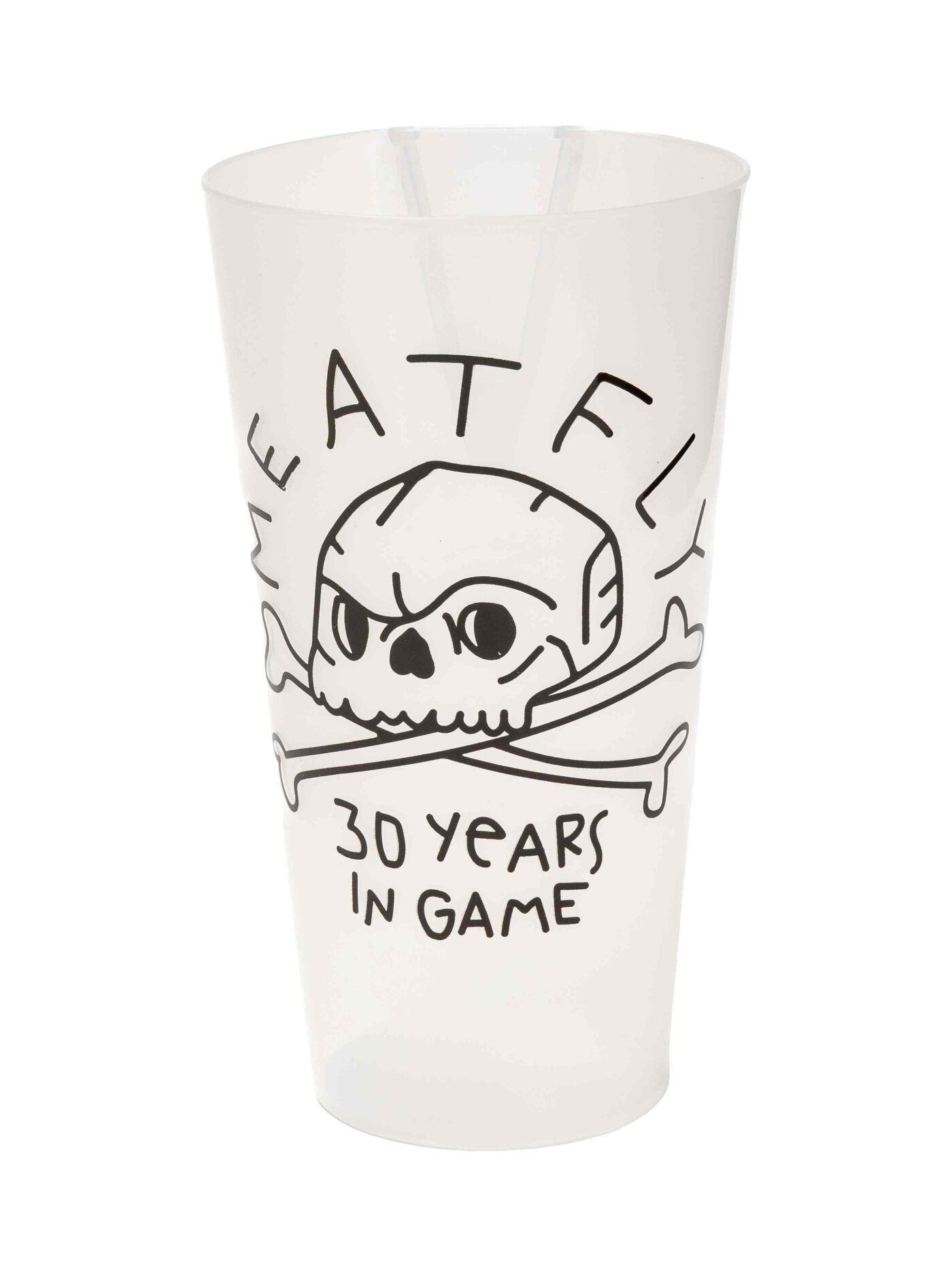 Meatfly znovupoužitelný plastový kelímek 0,5 L | Černá | Objem 0,5 L