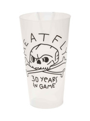 Meatfly znovupoužitelný plastový kelímek 0,5 L | Černá | Objem 0,5 L