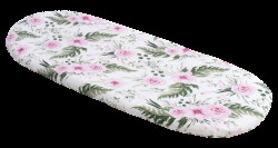 Medi Partners Fitted sheet for a stroller – cotton – Pink flowers