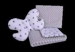 Medi Partners Set of a quilt with a pillow for a stroller