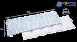 Medi Partners Thermophor with cherry seeds large 20x60 – 5 chambers Minky – Light blue
