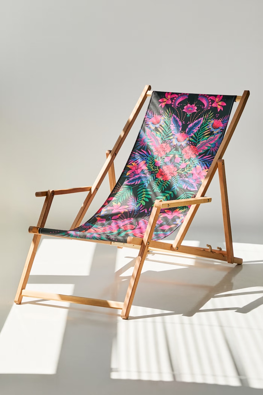 Medicine  lehátko s područkou z bukového dřeva