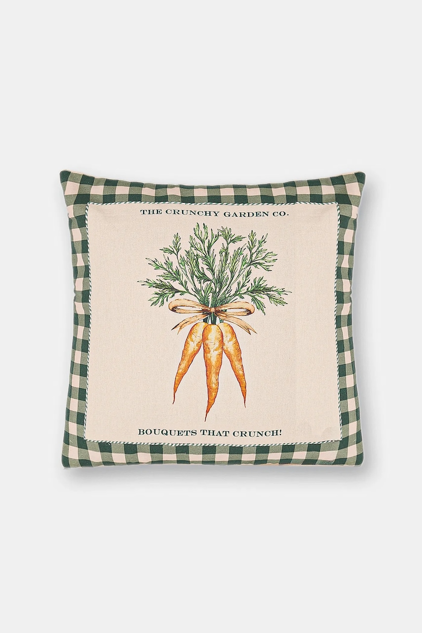 Medicine povlak na polštář s dekorací bavlněný