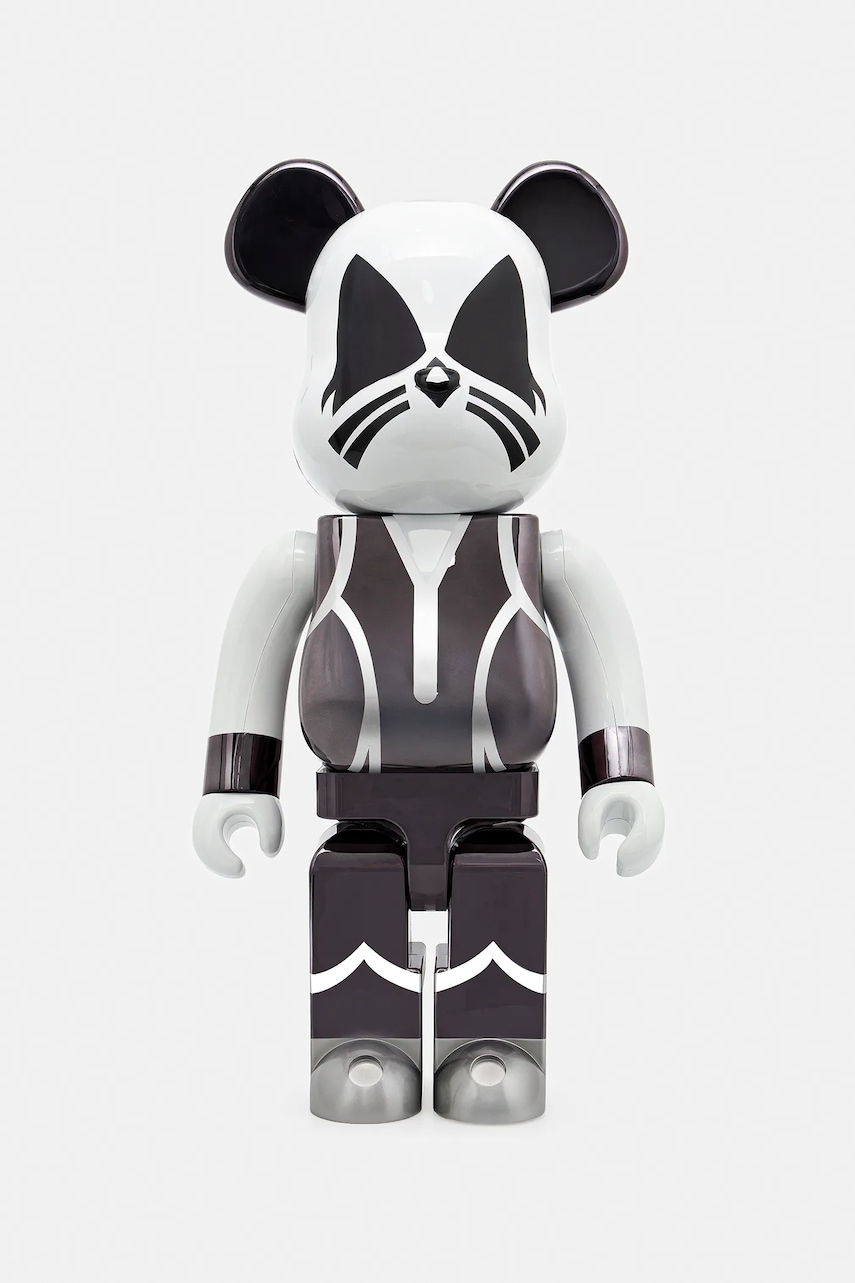 Medicom Toy  Dekorativní figurka  Be@rbrick KISS Catman Chrome Ver. 1000%