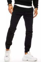 Men's denim joggers black Dstreet