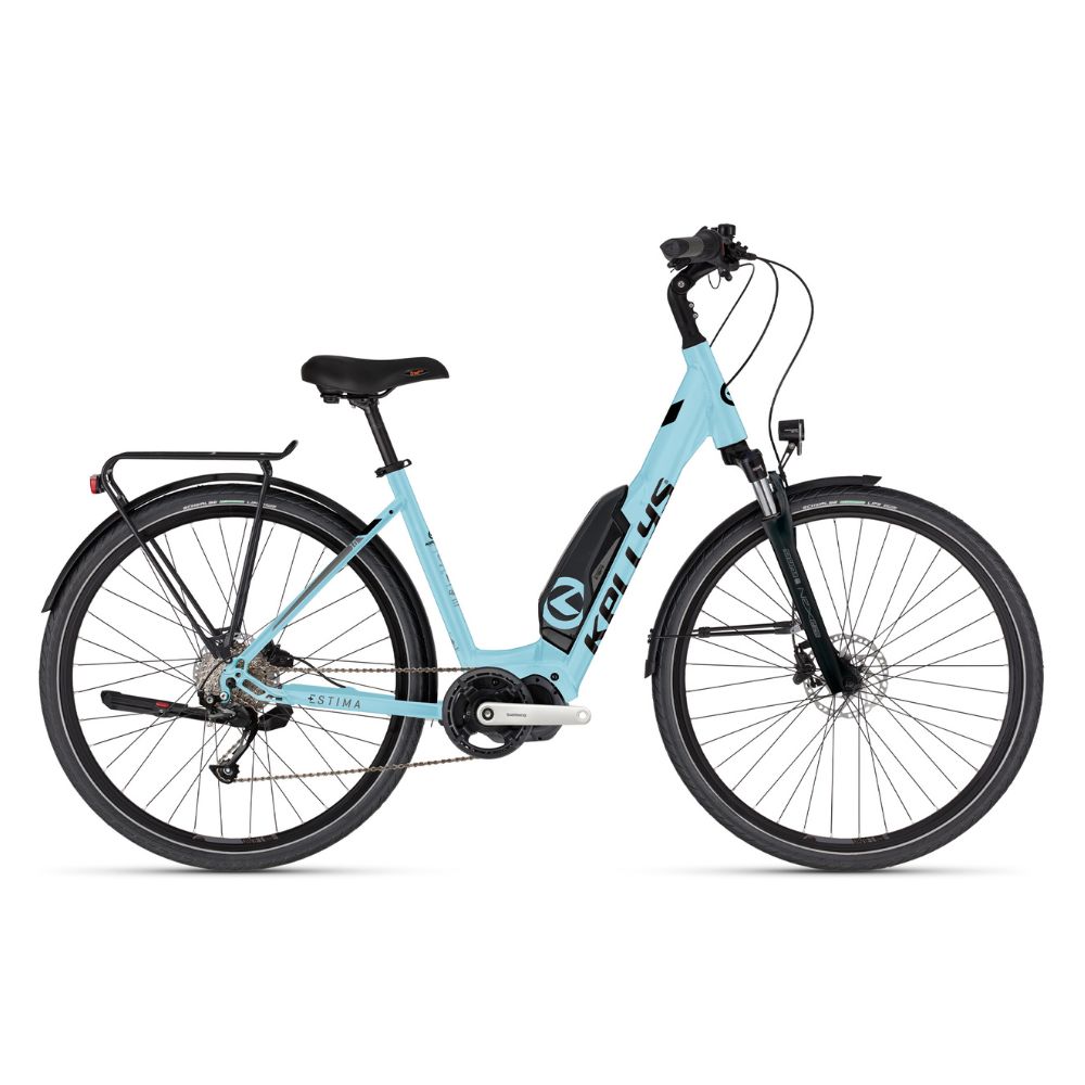 Městské elektrokolo KELLYS ESTIMA 10 SH 504Wh 28" 9.0 S (16,5", 155-170 cm) Sky Blue