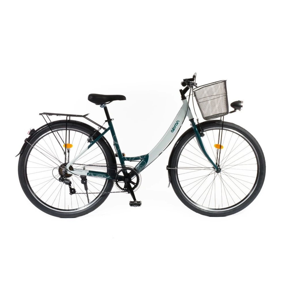 Městské kolo Olpran Urtica 28" - model 2026 18" (160-175 cm) mátová/petrolejová