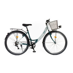 Městské kolo Olpran Urtica 28" - model 2026 18" (160-175 cm) mátová/petrolejová