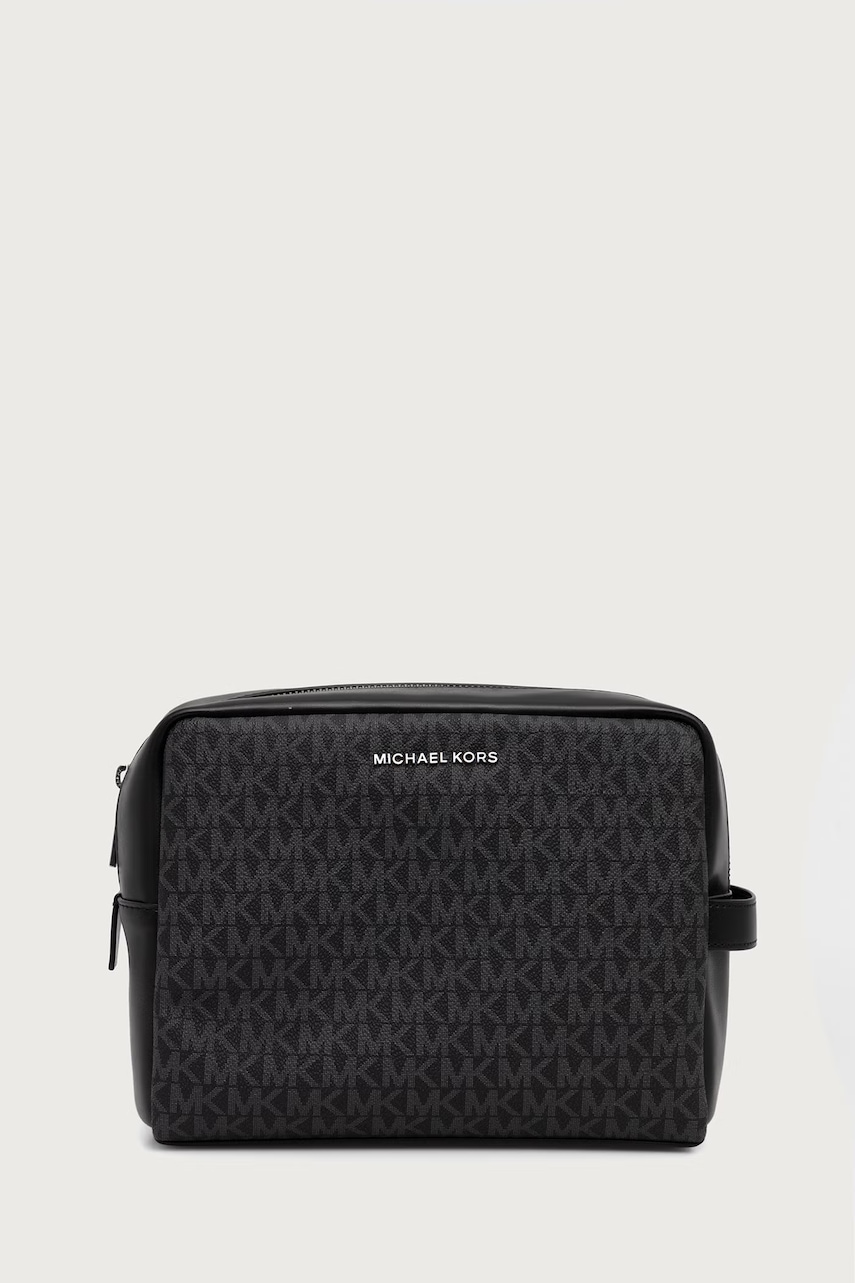 Michael Kors  Kosmetická taštička pánská z imitace kůže HUDSON