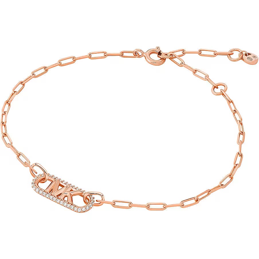 Michael Kors Slušivý bronzový náramek s kubickými zirkony MKC1656CZ791
