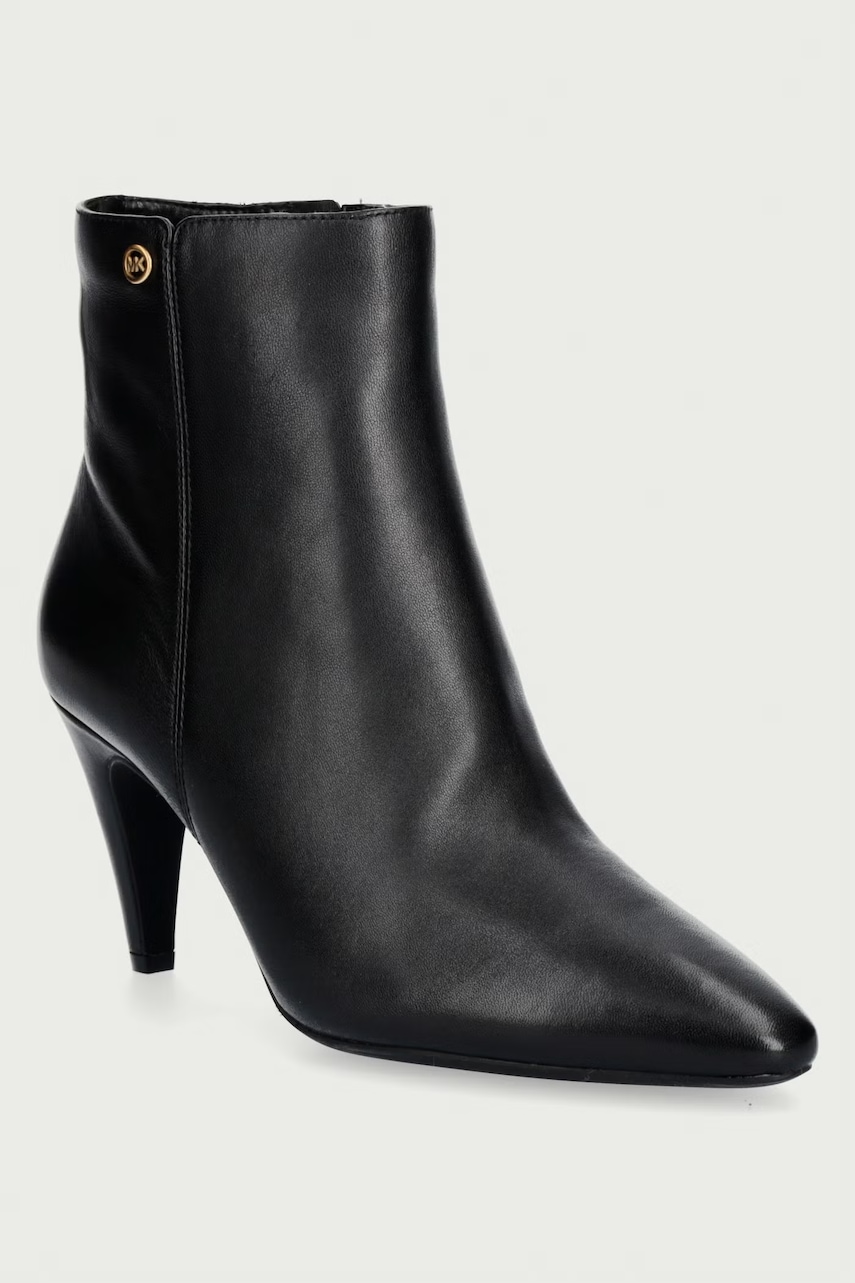 MICHAEL Michael Kors  kotníkové boty na jehlovém podpatku dámské kožené Daniela Heeled Bootie