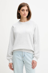 Mikina Abercrombie & Fitch dámská, šedá barva, melanžová, KI152-5350-112