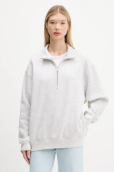Mikina Abercrombie & Fitch dámská, šedá barva, vzorovaná, KI152-5256-112