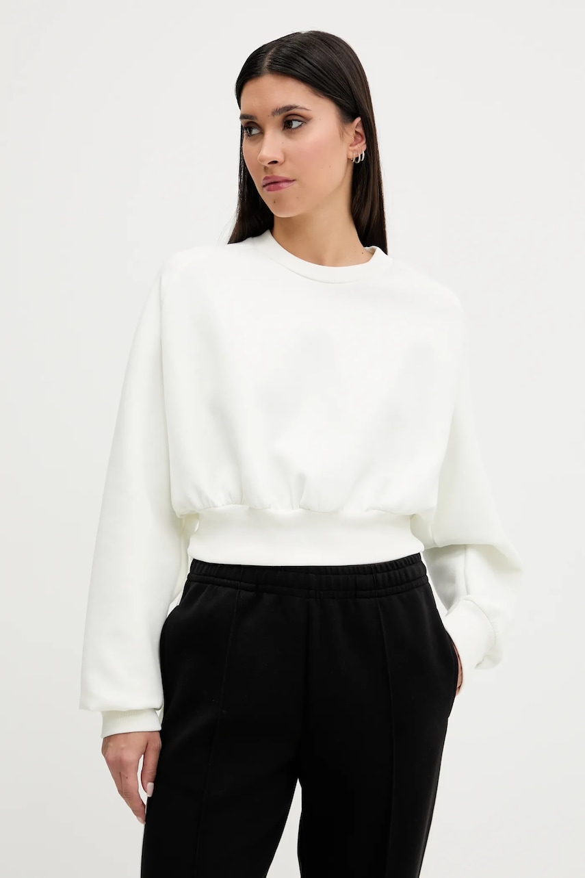 Mikina adidas All SZN dámská, béžová barva, hladká, JV9893