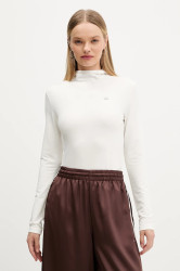 Mikina adidas Originals Premium Essentials dámská, béžová barva, s kapucí, hladká, JY2907