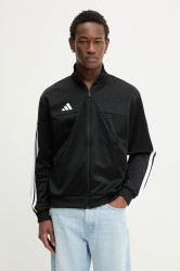 Mikina adidas Tiro pánská, černá barva, s potiskem, JC9406