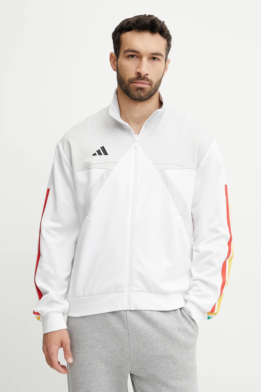 Mikina adidas Tiro pánská, šedá barva, JC8018