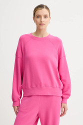 Mikina American Vintage dámská, růžová barva, hladká, ATU03B