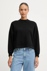 Mikina Armani Exchange dámská, černá barva, hladká, XW000740 AF16111