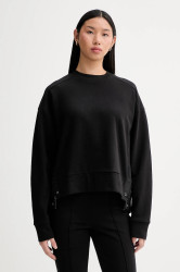Mikina G-Star Biker dámská, černá barva, hladká, D27268-D705