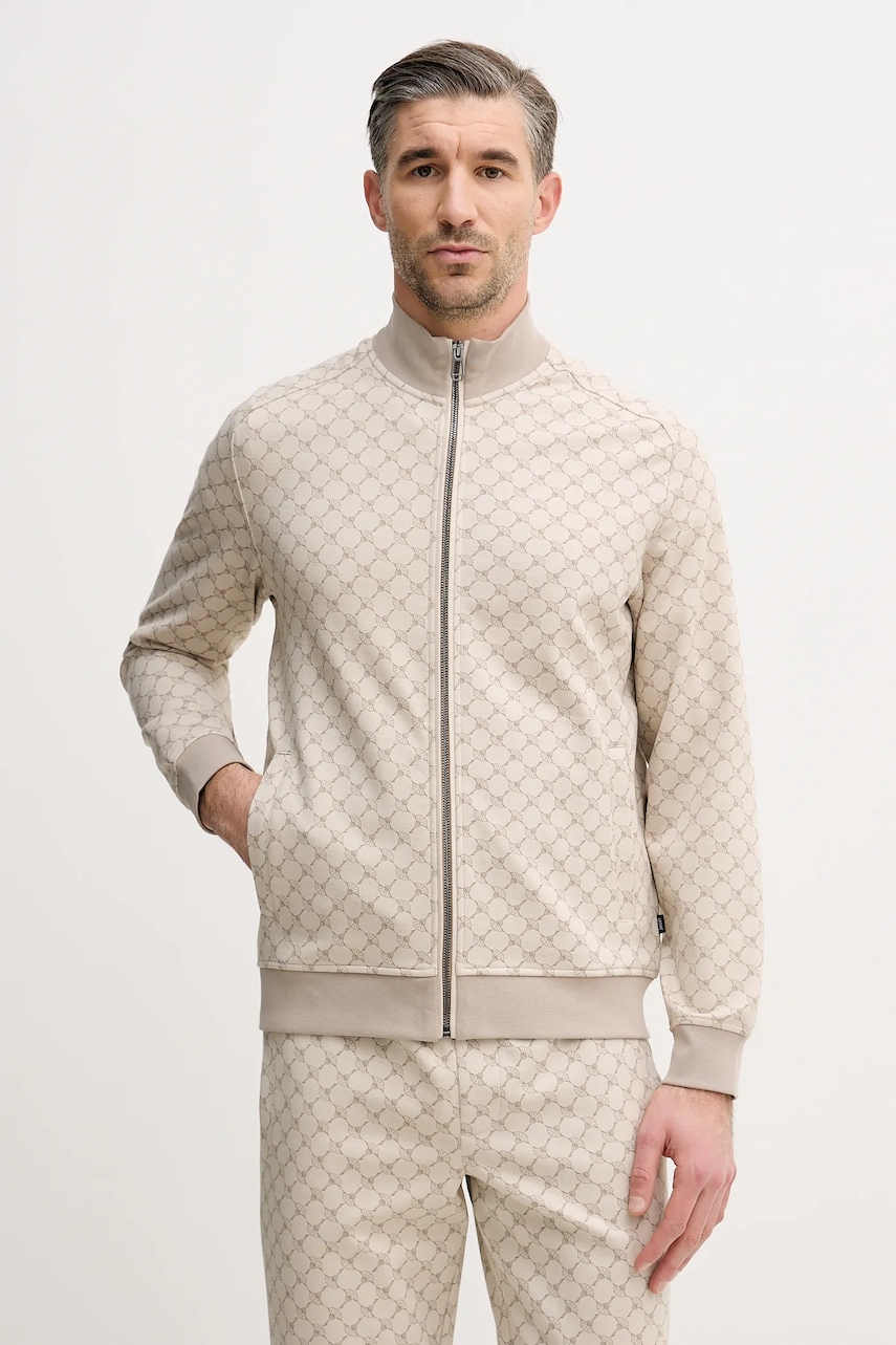 Mikina Joop! pánská, béžová barva, vzorovaná, 30100506