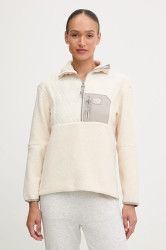 Mikina Kari Traa ROTHE dámská, béžová barva, hladká, 623636
