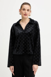 Mikina Karl Lagerfeld dámská, černá barva, A4W44007