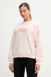 Mikina La Mania MEA dámská, růžová barva, hladká, MEA