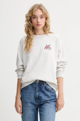 Mikina Levi's dámská, šedá barva, melanžová, A8800