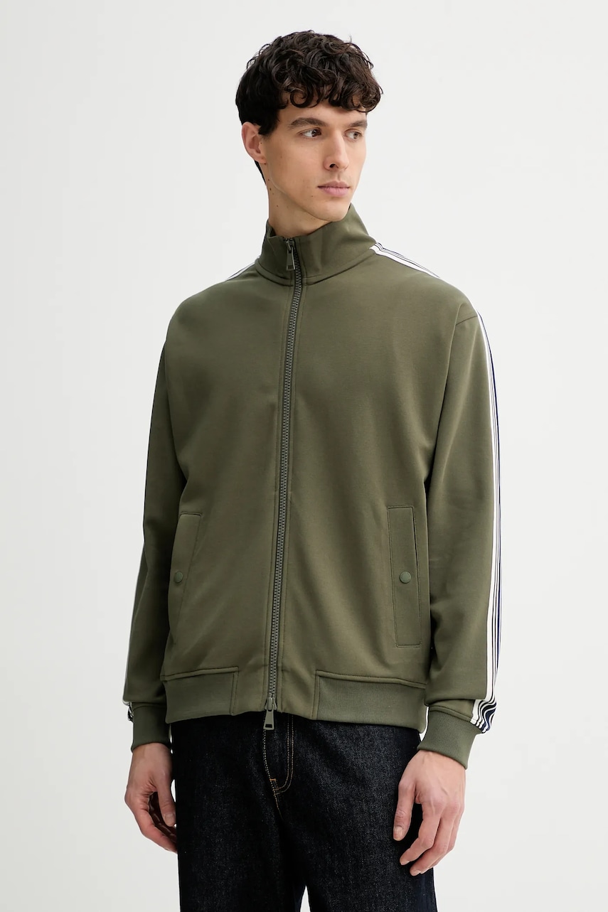 Mikina Marc O'Polo pánská, zelená barva, 5000007720