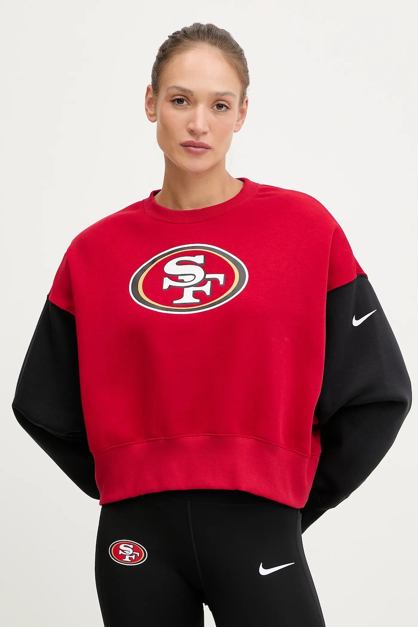 Mikina Nike Oversized Crew Fleece