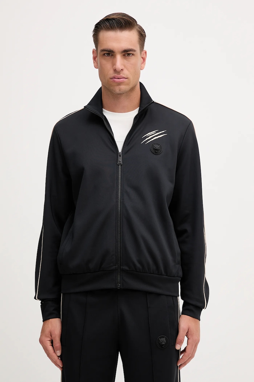 Mikina PLEIN SPORT pánská, černá barva, s aplikací, FAEC MJB3816 STE003N