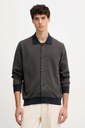 Mikina PS Paul Smith pánská, tmavomodrá barva, vzorovaná, M2R-218Z-T22458