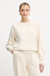 Mikina Silvian Heach BASSIN dámská, béžová barva, s aplikací, GPA25113FE