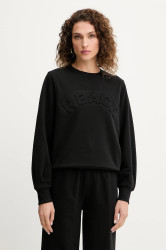 Mikina Silvian Heach BASSIN dámská, černá barva, s aplikací, GPA25113FE