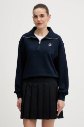 Mikina Tommy Hilfiger dámská, tmavomodrá barva, s aplikací, WW0WW49470