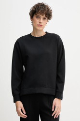 Mikina United Colors of Benetton dámská, černá barva, hladká, 3Y2F3M07M