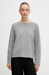 Mikina United Colors of Benetton dámská, šedá barva, hladká, 3QAFD10AU
