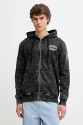 Mikina Von Dutch pánská, černá barva, s kapucí, vzorovaná, VD.1.SWZ.SOUL